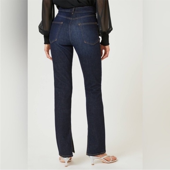 👖 Anthropologie Pilcro Medium to Dark Wash Denim Split Leg Jeans 32” Waist - Picture 2 of 15